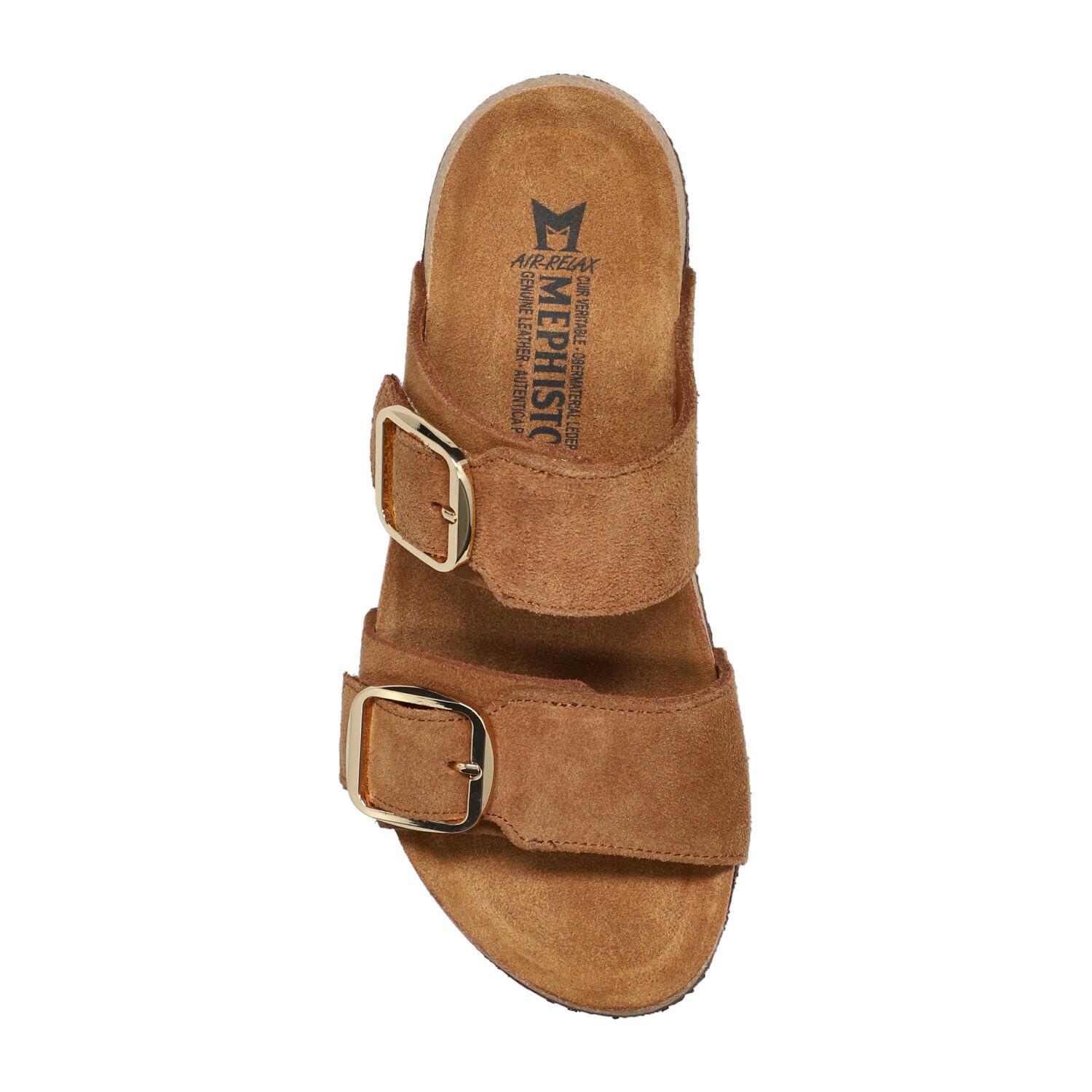 mules femme modèle Bayane Marron tobacco - Mephisto